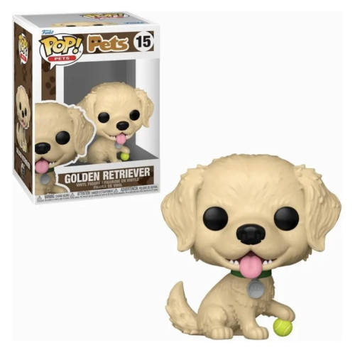 Funko Pop Pets 15 - Golden Retriever Pets #15 - Produto Original