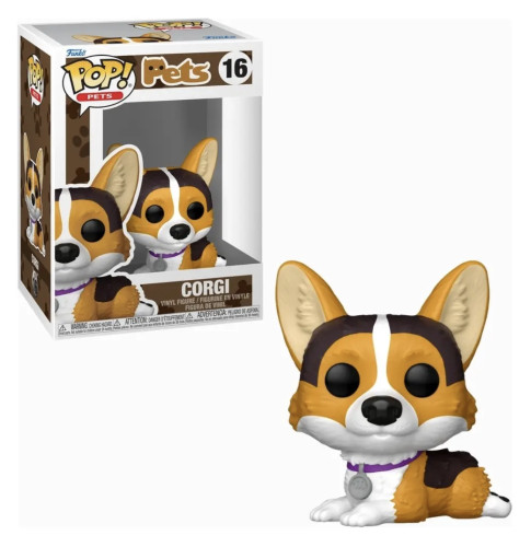 Funko Pop Pets 16 - Corgi Pets #16 - Produto Original
