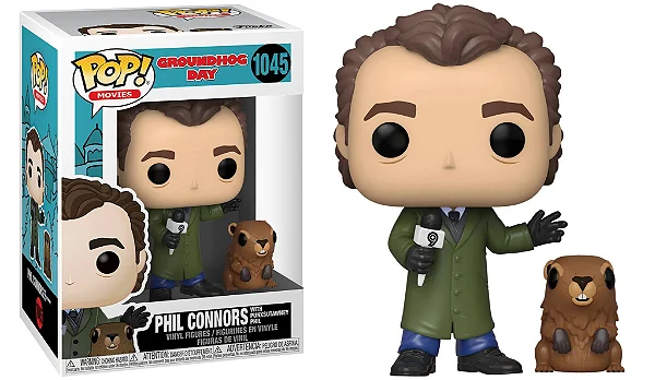 Funko Pop Phil Connors With Punxsutawney Phil-Groundhog Day-1045