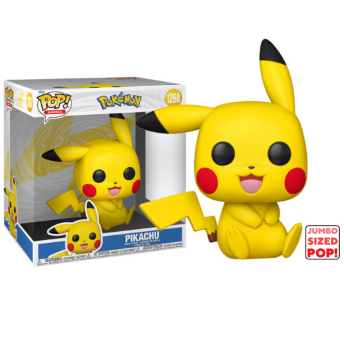 Funko Pop Pikachu 10" Jumbo Sized Pokemon #1268 - Produto Original