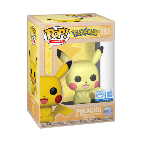 Funko Pop Pikachu Soft Color Exclusivo-Pokemon-353