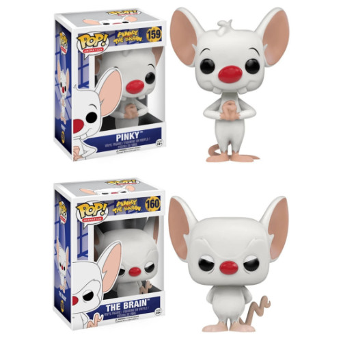 Funko Pop Pinky #159 & The Brain Pinky And The Brain #160 - Produto Original