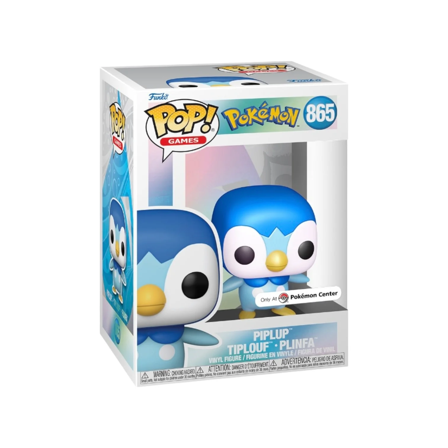Funko Pop Piplup Pearl Pokémon Center Exclusive-Pokemon-865