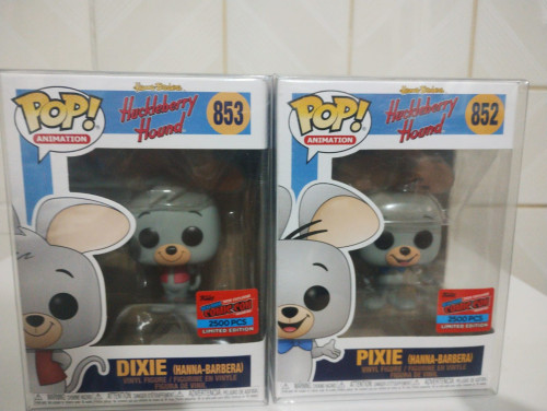 Funko Pop Pixie #852 & Dixie #853 (exclusivo Nycc 2500 Pcs)-Animation Hanna-Barbera-1