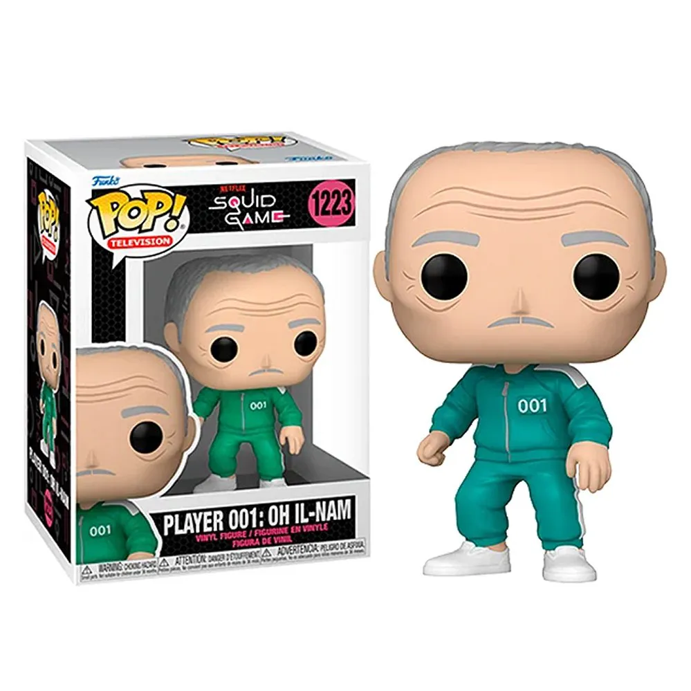 Funko Pop Player 001: Oh Il-Nam Squid Game Round 6 1223-Round Six-1223