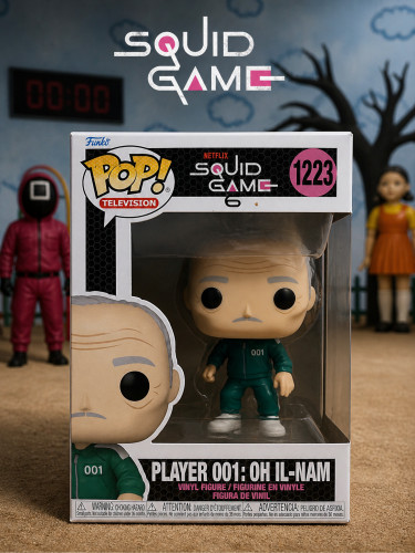 Funko Pop Player 001: Oh Il-nam Squid Game #1223 - Produto Original