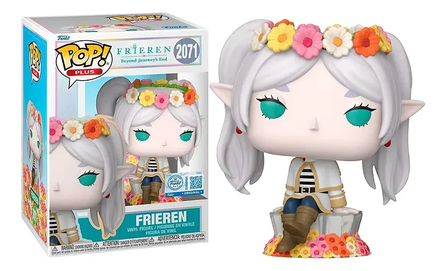 Funko Pop Plus: Frieren With Flower Crown #2071 Frieren E A Jornada Para O Além #1 - Produto Original