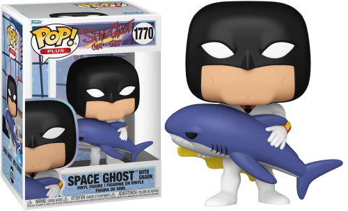 Funko Pop Plus: Space Ghost Coast To Coast - Space Ghost With Shark-Space Ghost-1170