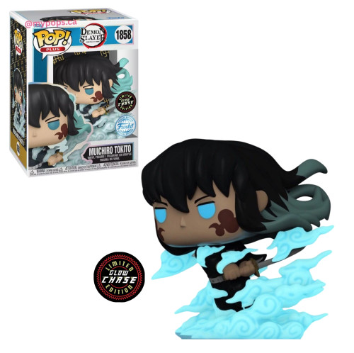 Funko Pop Plus Muichiro Tokito With Mist Chase - Glow In The Dark - Special Edition-Demon Slayer: Kimetsu No Yaiba-1858
