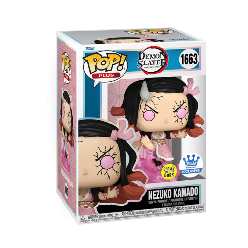 Funko Pop Plus Nezuko Kamado (Blood Demon Art) (Glow) – Exclusivo Funko Shop-Demon Slayer-1663