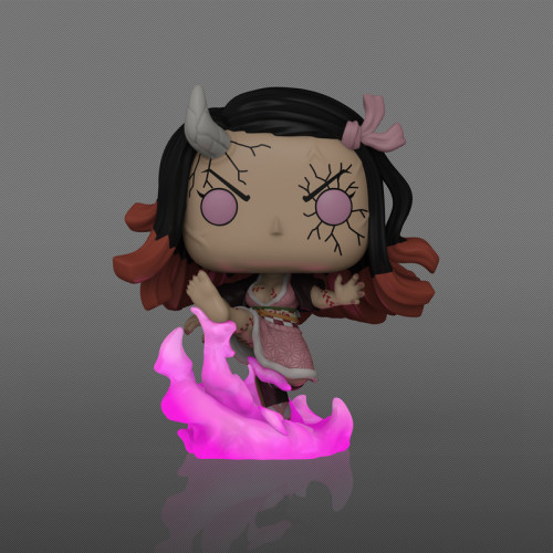 Funko Pop Plus Nezuko Kamado (Blood Demon Art) (Glow) – Exclusivo Funko Shop - Demon Slayer - #1663