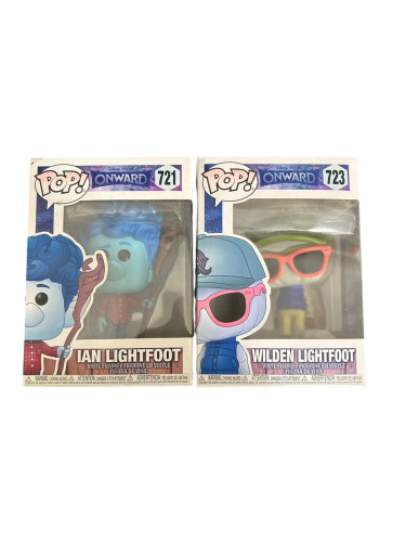 Funko Pop Pochacco Ian & Wilden Lightfoot - Caixa Desbotada Disney Onward - Dois Irmãos #721 - Produto Original