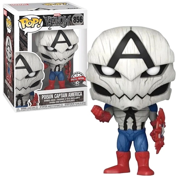 Funko Pop Poison Captain America-Marvel Venom-856