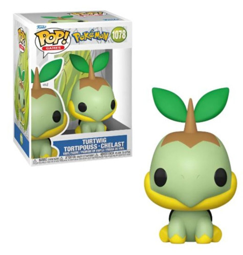 Funko Pop Pokemon 1078 - Turtwig-Pokemon-1078