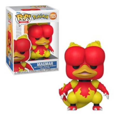 Funko Pop Pokemon 1125 - Magmar Pokemon #1125 - Produto Original