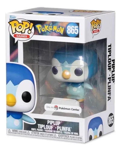 Funko Pop Pokemon Piplup Pearlescent Exclusivo Pokémon Center-Pokemon-865