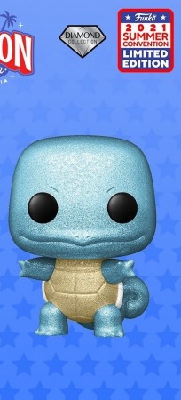 Funko Pop Pokemon Squirtle (diamond Glitter) Funkon 2021 (selo Compartilhado) - Pokemon - #1