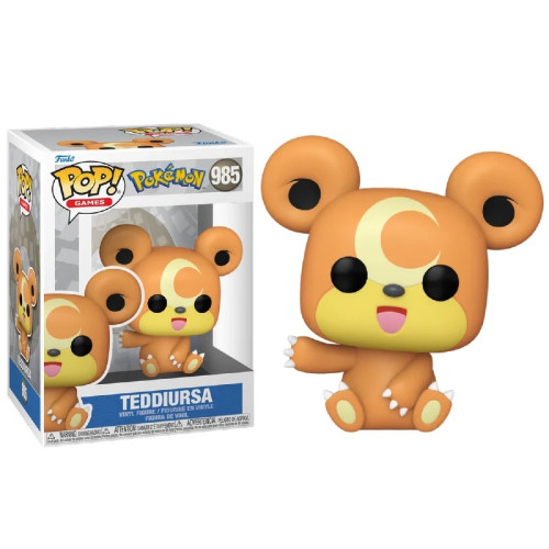 Funko Pop Pokemon Teddiursa 985-Pokemon-985
