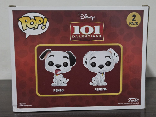 Funko Pop Pongo & Perdita Caixa com Detalhes 2-Pack 101 Dalmátas - 101 Dalmatians - #2