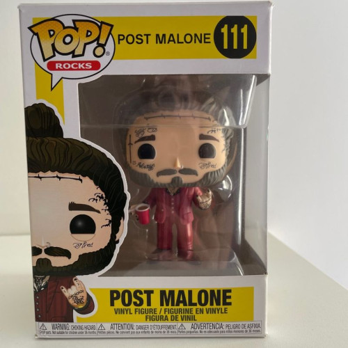 Funko Pop Post Malone 111 (rocks) (vaulted) - Post Malone - #111