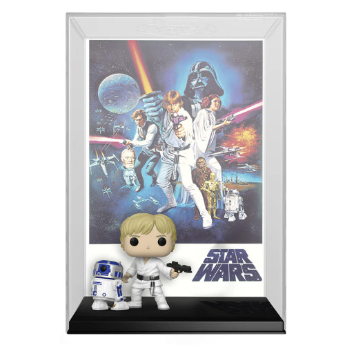 Funko Pop Movie Poster Luke Skywalker With R2-d2 Star Wars #02 - Produto Original