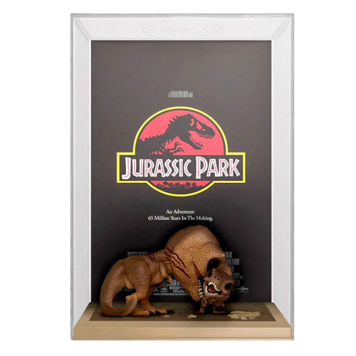 Funko Pop Movie Poster Tyrannosaurus Rex & Velociraptor Jurassic Park #03 - Produto Original