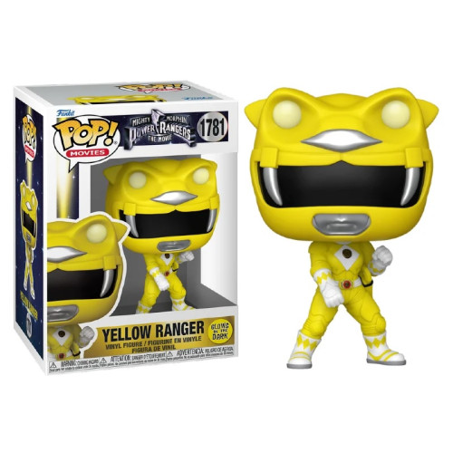 Funko Pop Power Rangers Amarela Yellow Ranger 1781 Exclusivo Glow-Power Rangers-1781