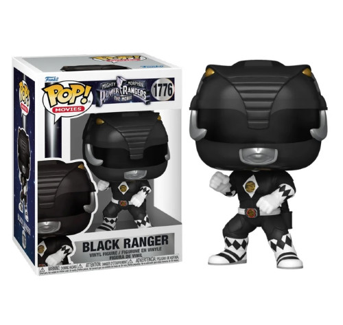 Funko Pop Power Rangers Preto Black Ranger 1776-Power Rangers-1776