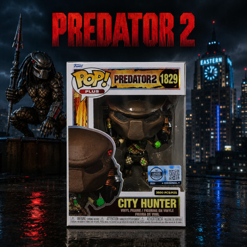 Funko Pop Predator City Hunter 3500 Unidades Predator 2 #1829 - Produto Original
