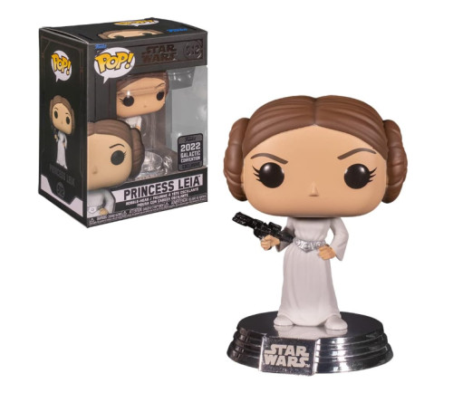 Funko Pop Princesa Leia 512 (Star Wars) (2022 Galactic Convention Exclusive)-Stars Wars-512