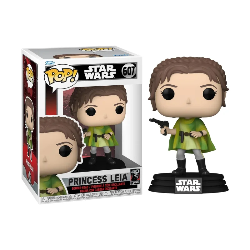 Funko Pop Princess Leia - Stars Wars - #607 - FUNKO POP  #607