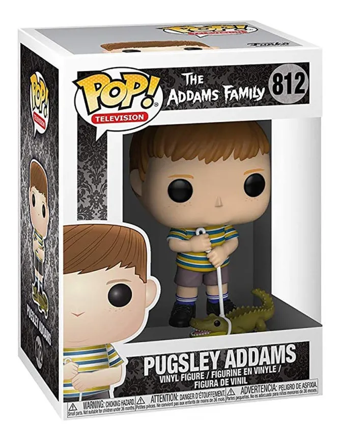 Funko Pop Pugsley Addams - Feioso - Vaulted - Caixa Com Pequenos Detalhes The Addams Family #812 - Produto Original