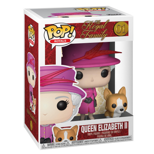 Funko Pop Queen Elizabeth II Icons American History #1 - Produto Original