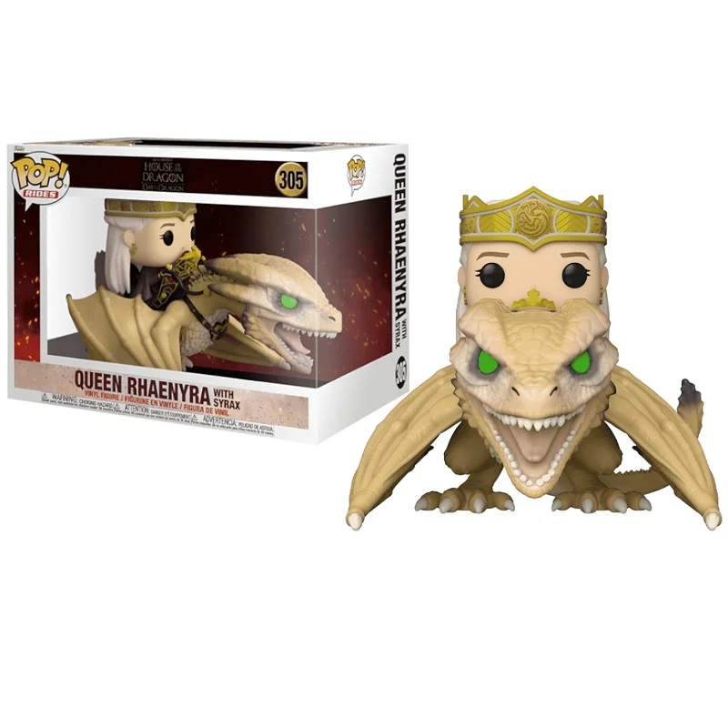 Funko Pop Queen Rhaenyra With Syrax-House Of The Dragon-305