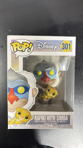 Funko Pop Rafiki With Simba - Lion King - #301