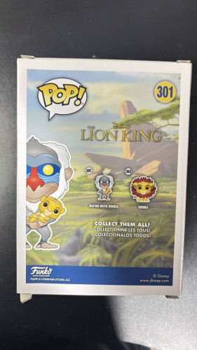 Funko Pop Rafiki With Simba - Lion King - #301