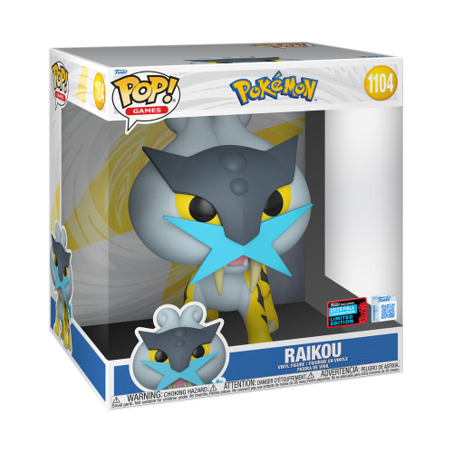 Funko Pop Raikou 10 polegadas NYCC Exclusivo Pokemon #1104 - Produto Original