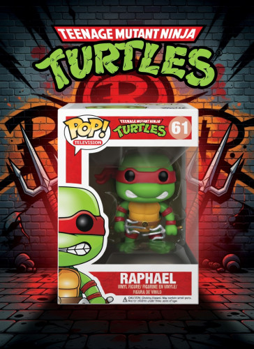 Funko Pop Raphael Teenage Mutant Ninja Turtles #61 - Produto Original