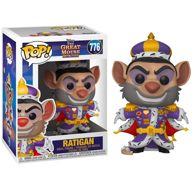 Funko Pop Ratigan (detalhes na caixa)-Disney The Great Mouse Detective-776