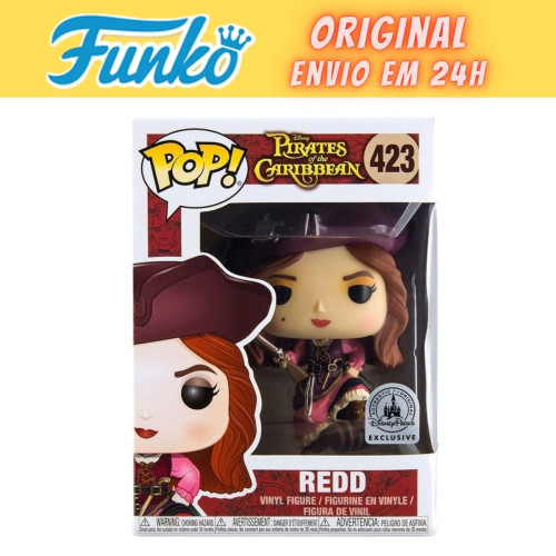 Funko Pop Redd - Exclusivo Disney Parks - Piratas Do Caribe - #423