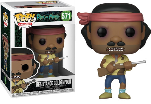Funko Pop Resistance Goldenfold Rick And Morty #571 - Produto Original