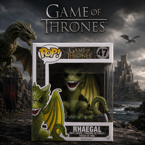 Rhaegal 6 Polegadas Super Game Of Thrones Vaulted 2018 ### #47 - Produto Original