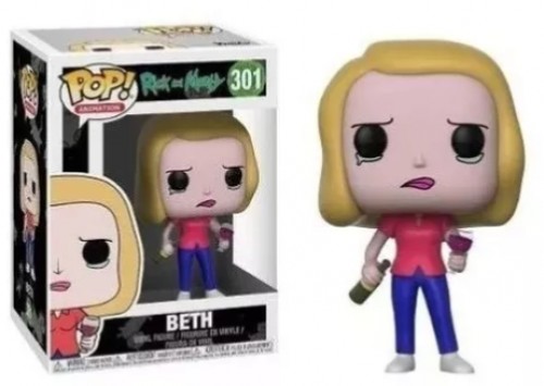 Funko Pop Rick And Morty 301 - Beth Rick And Morty #301 - Produto Original