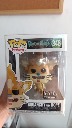 Funko Pop Rick and Morty 346 - Squanchy with Rope-Rick And Morty-346