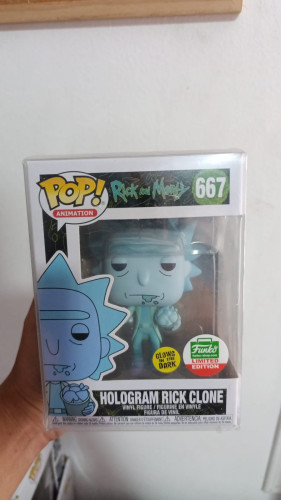 Funko Pop Rick and Morty 667 - Hologram Rick Clone-Rick And Morty-667