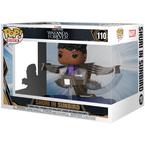 Funko Pop Ride Deluxe Marvel Black Panther 2 - Shuri Sunbird - Black Panther Wakanda Forever - #110