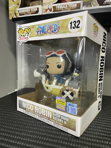 Funko Pop Ride Nico Robin with mini merry - One piece One Piece #132 - Produto Original