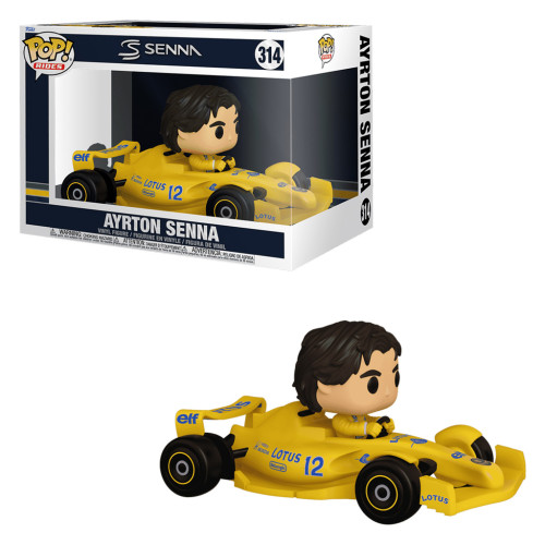 Funko Pop Rides Formula 1 Ayrton Senna Lotus 314 Colecionável Automobilismo F1-Pop! Rides-314
