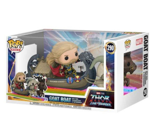 Funko Pop Rides Marvel Goat Boat Thor Love And Thunder #290 - Produto Original