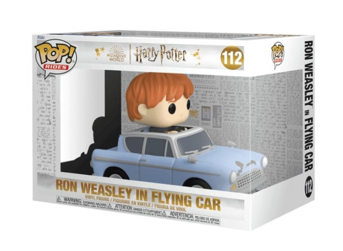 Funko Pop Rides Ron Weasley In Flying Car - Vaulted #112-Harry Potter-112